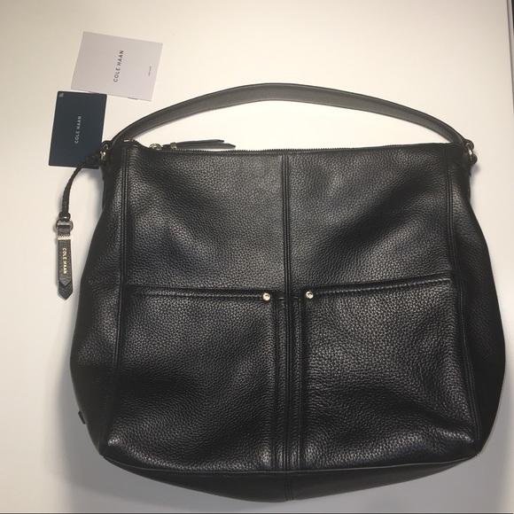 Cole Haan Black Leather Hobo - Picture 4 of 8